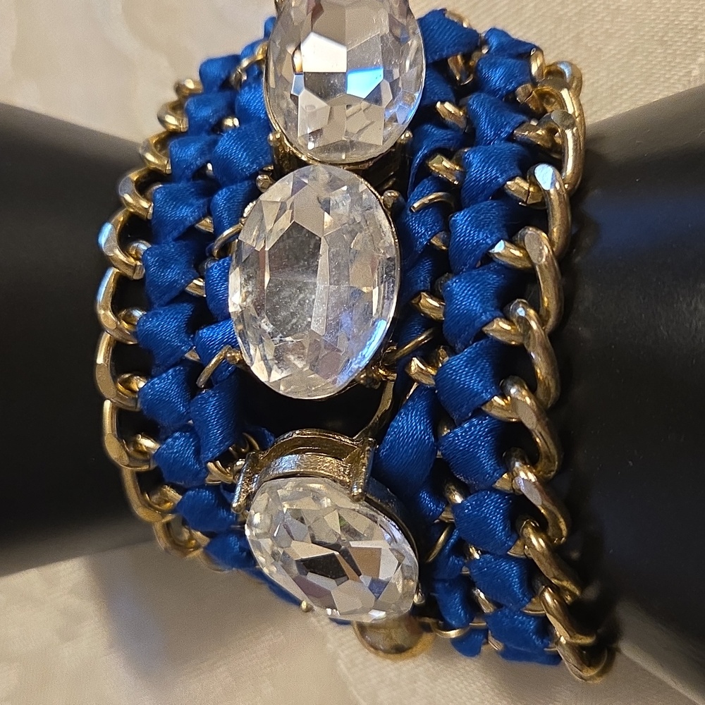 Blue & Goldtone Bracelet